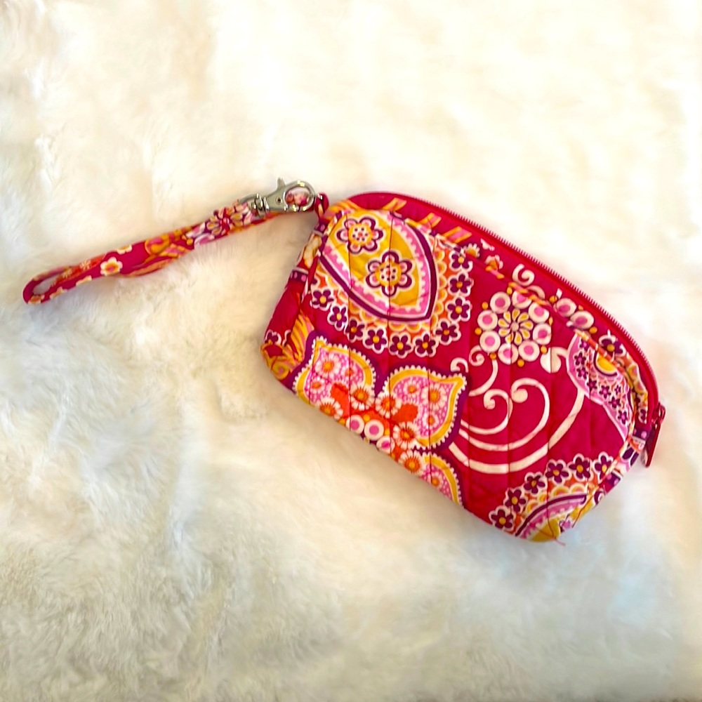 Vera Bradly Paisley Print Wristlet